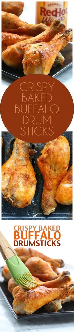 Crispy Baked Buffalo Drumsticks