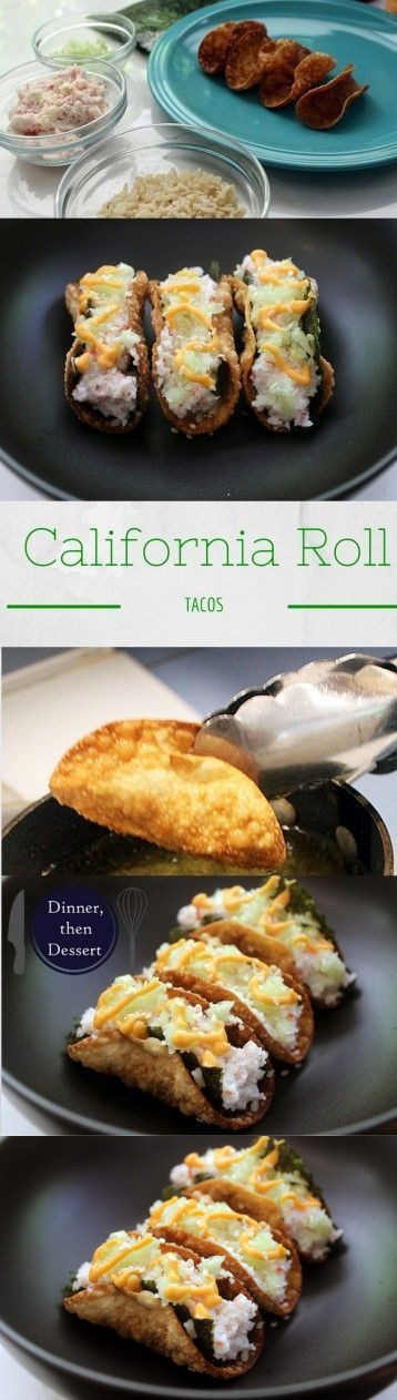 Crispy California Roll Tacos