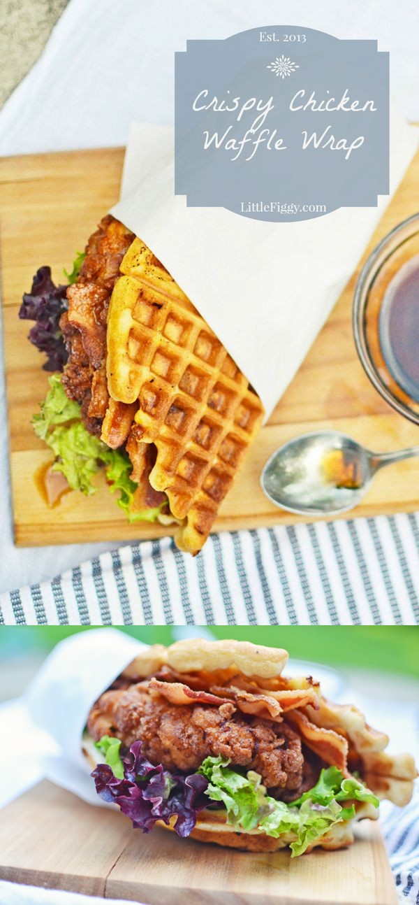 Crispy Chicken Waffle Wrap