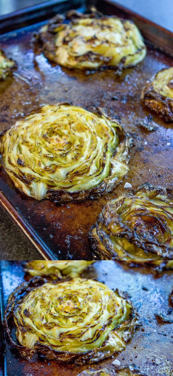 Crispy Roasted Cabbage Steaks