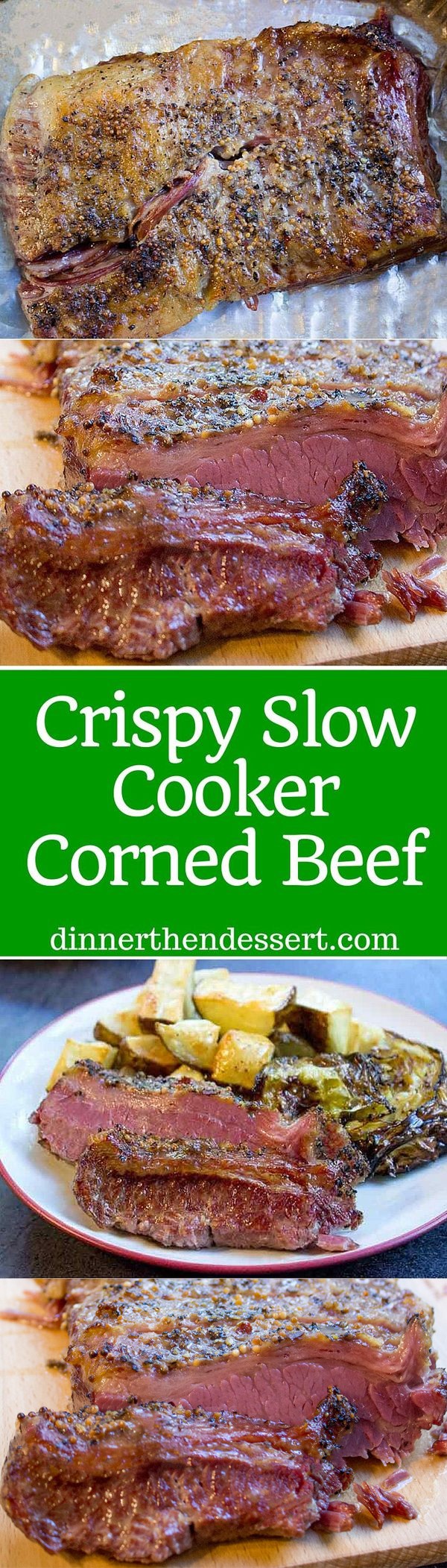 Crispy Slow Cooker Corned Beef