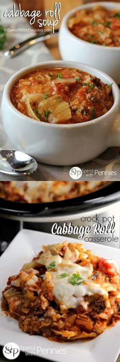 Crock Pot Cabbage Roll Casserole