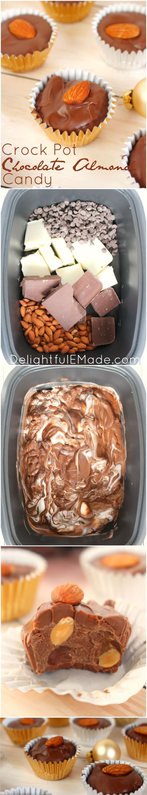 Crock Pot Chocolate Almond Candy