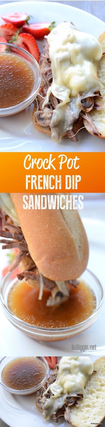 Crock Pot French Dip Sandwiches