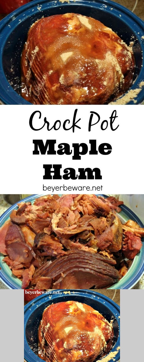 Crock Pot Maple Ham