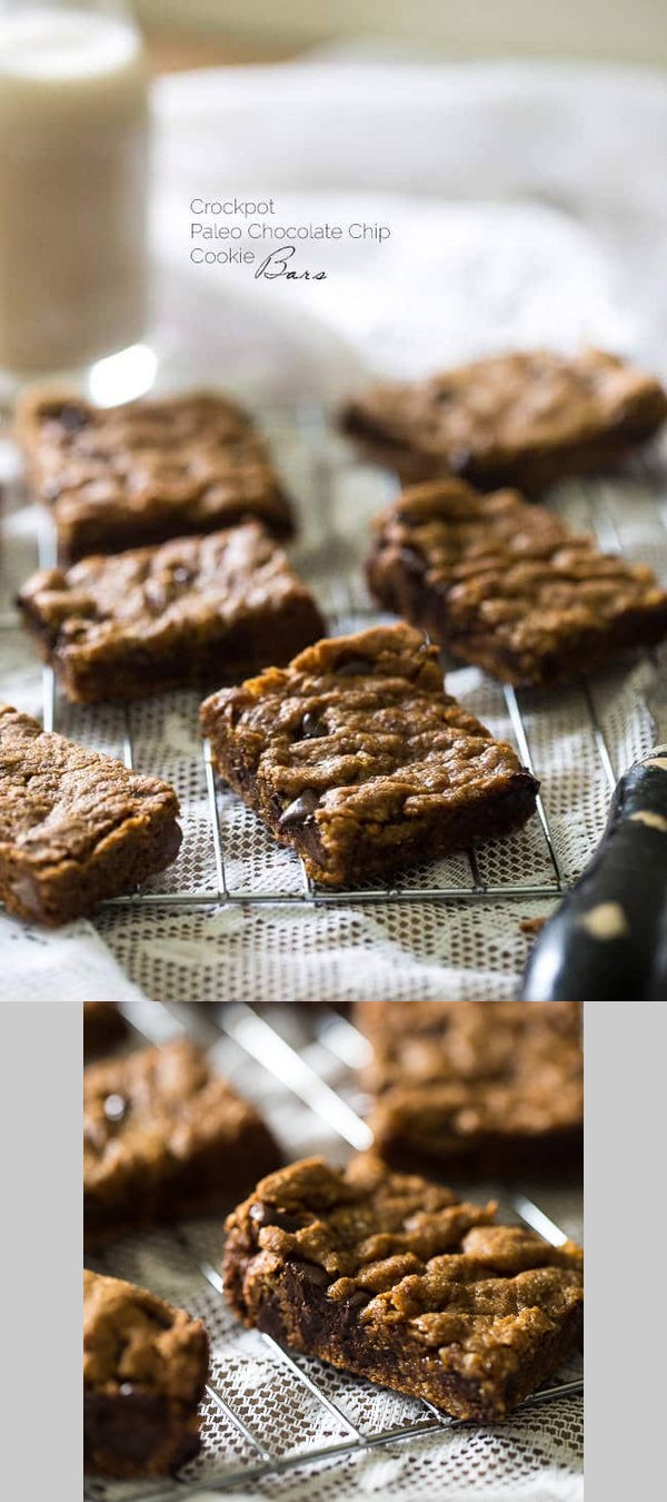 Crock pot Paleo Cookies with Chocolate Chips