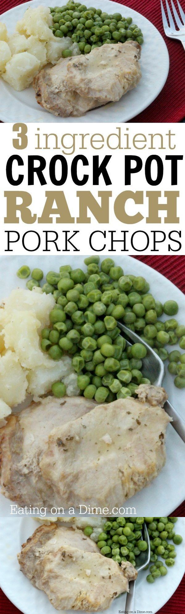 Crock pot Ranch Pork Chops