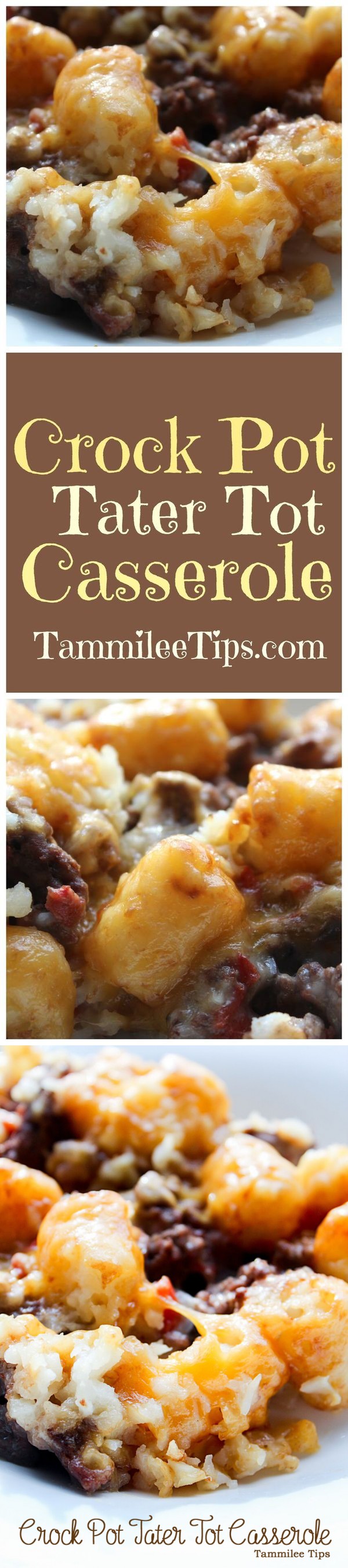 Crock Pot Tater Tot Casserole