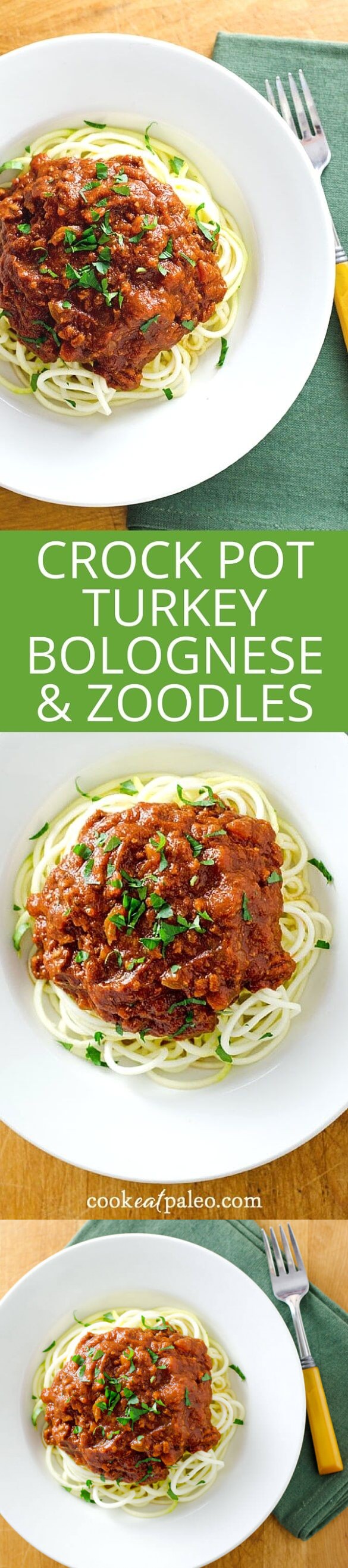 Crock Pot Turkey Bolognese Sauce