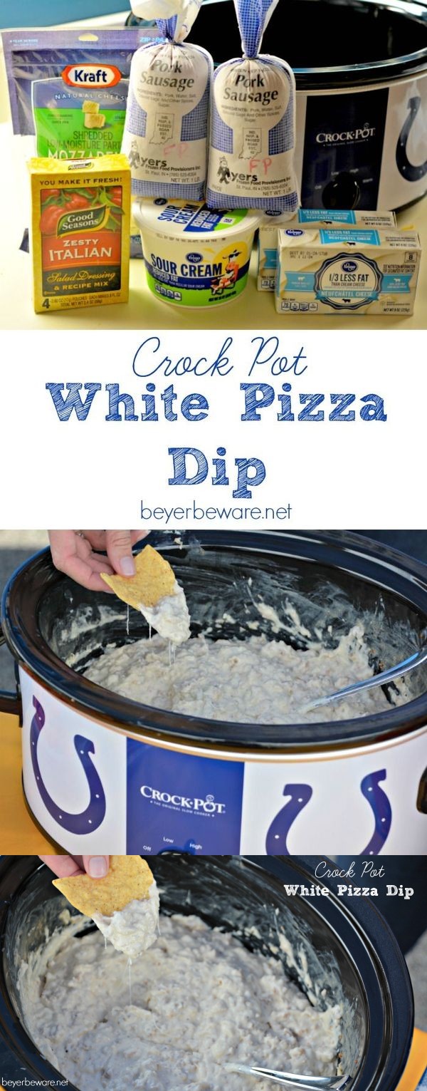 Crock Pot White Pizza Dip