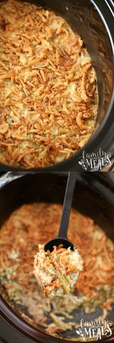 Crockpot Green Bean Casserole