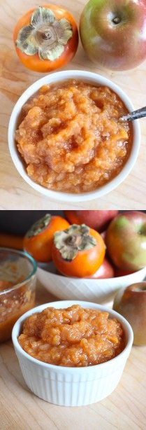 Crockpot Persimmon Applesauce