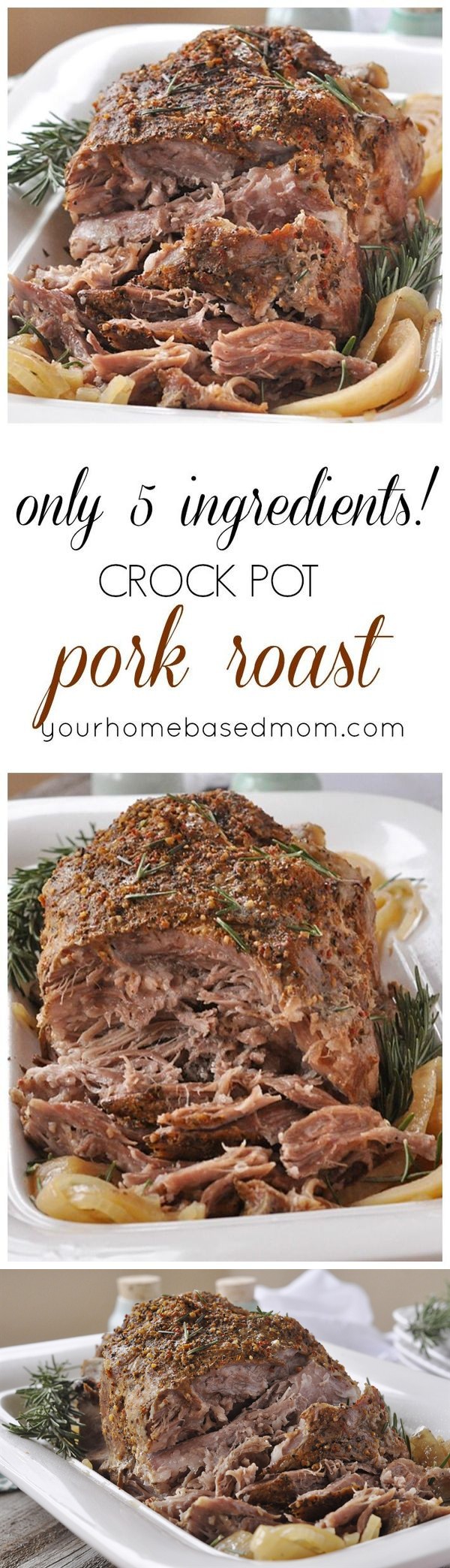 Crockpot Pork Roast only 5 ingredients