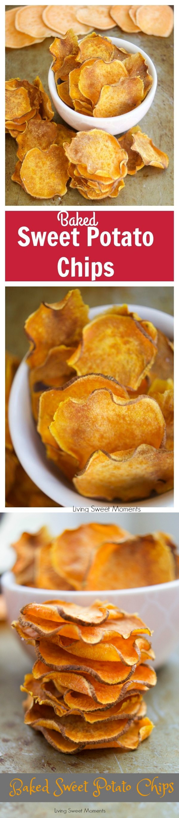 Crunchy Baked Sweet Potato Chips