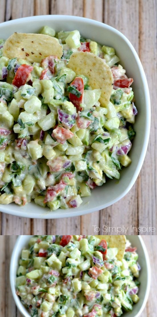 Cucumber Avocado Salsa