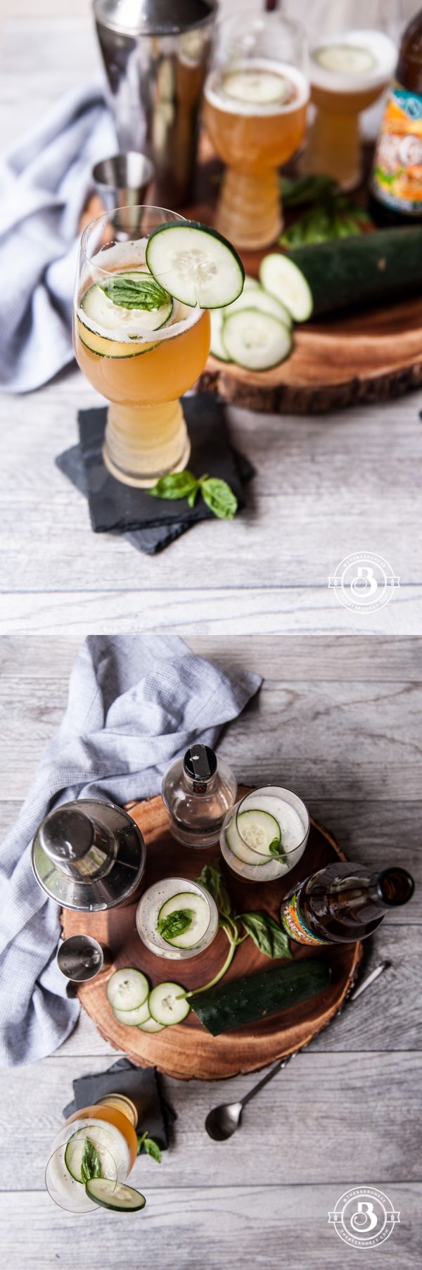 Cucumber Basil IPA Cooler