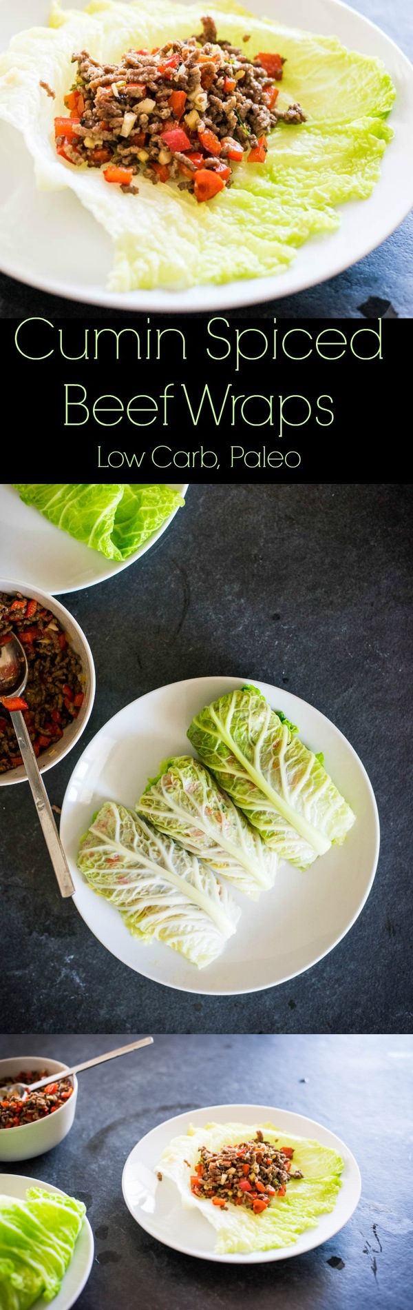 Cumin Spiced Beef Wraps – Low Carb, Paleo