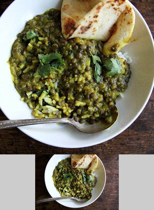 Curried Lentils with Coconut Milk