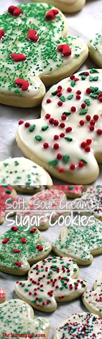 Cut-Out Sour Cream Sugar Cookies