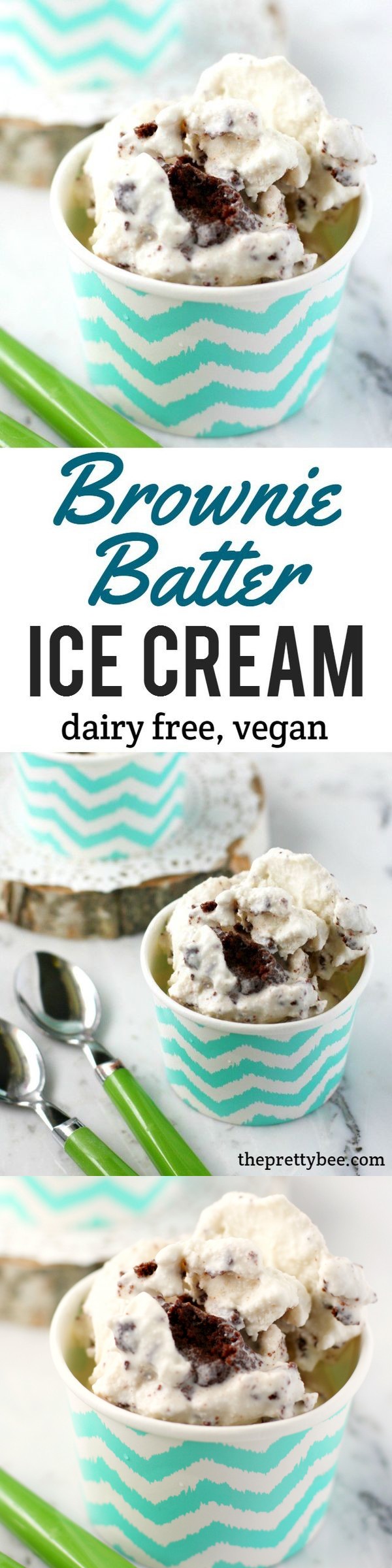 Dairy Free Brownie Batter Ice Cream