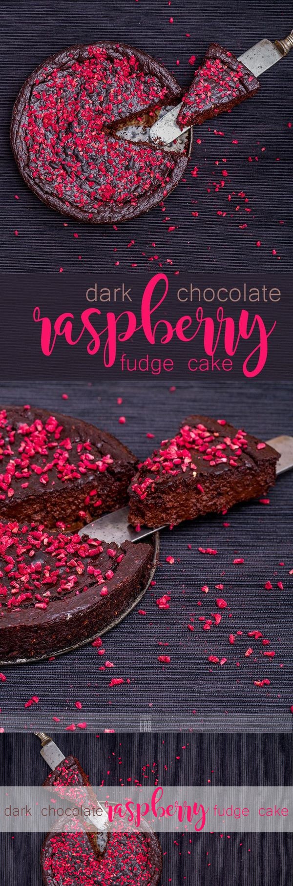 Dark Chocolate-Raspberry Fudge Tart