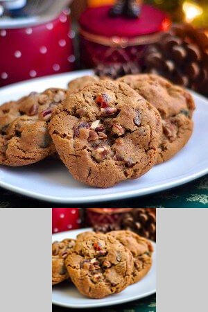 Dark Fruitcake Cookies