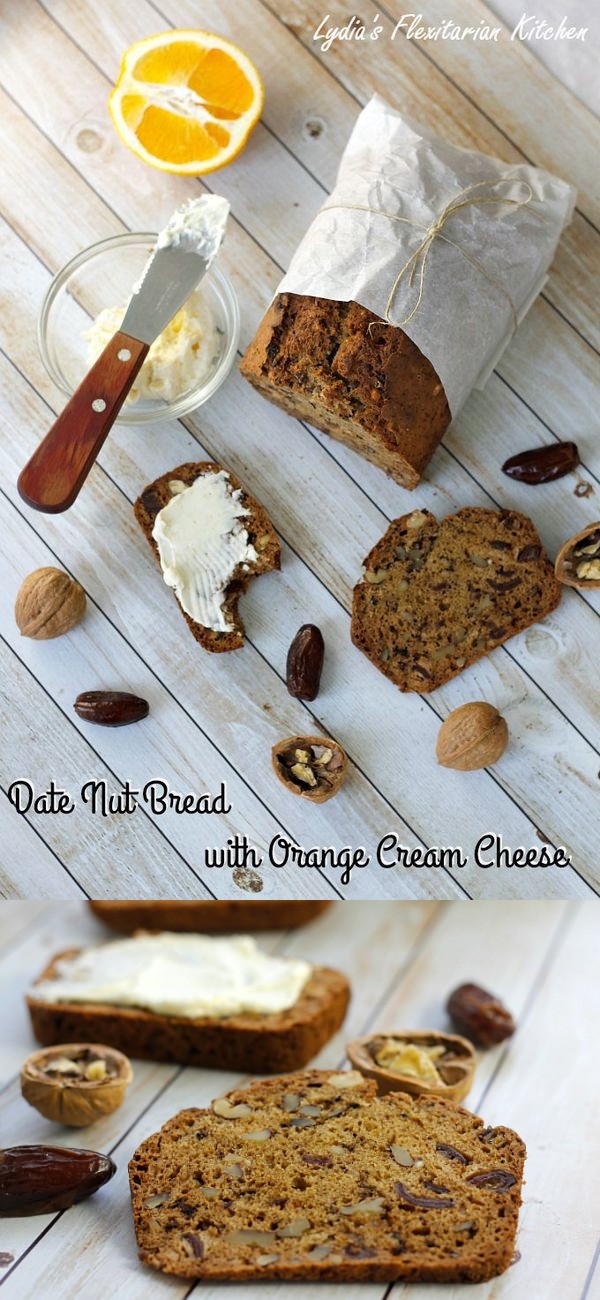 Date Nut Bread with Orange Cream Cheese Spread (The Recipe ReDux