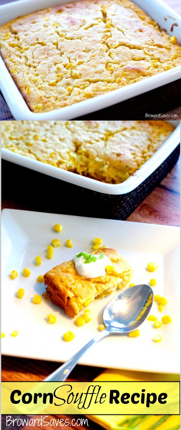 Delicious And Creamy Corn Souffle