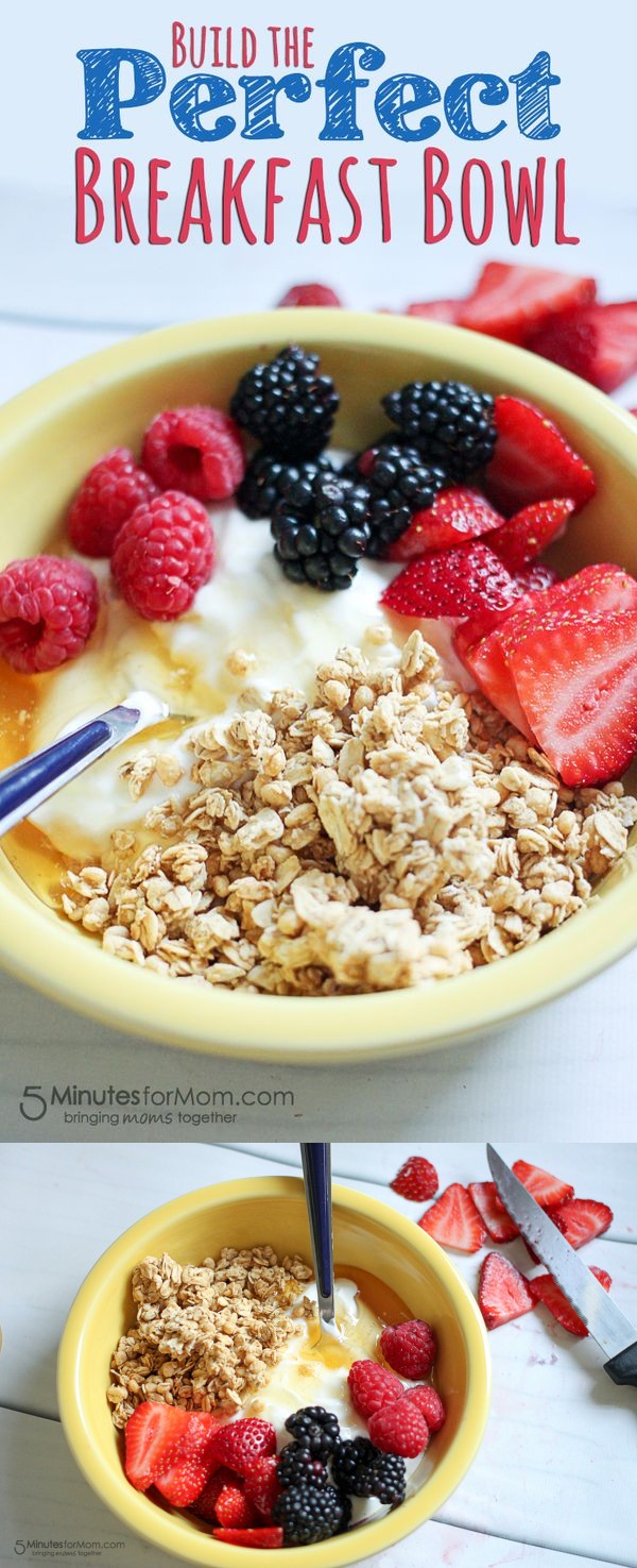 Delicious and Healthy Breakfast Bowl with Chobani Greek Yogurt