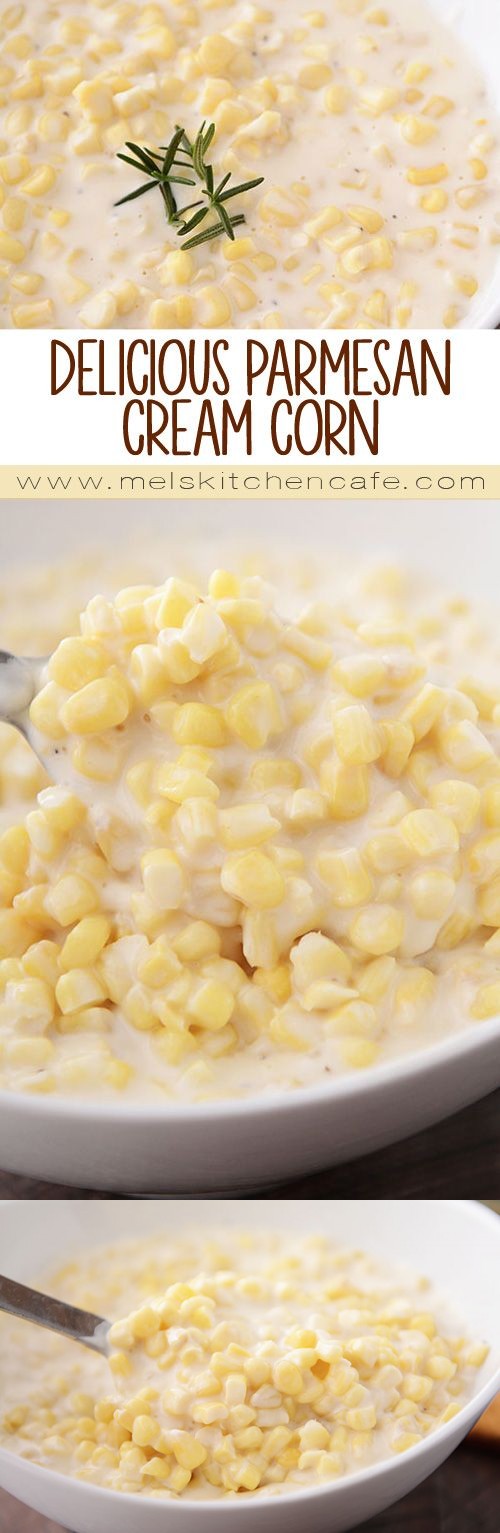 Delicious Parmesan Cream Corn