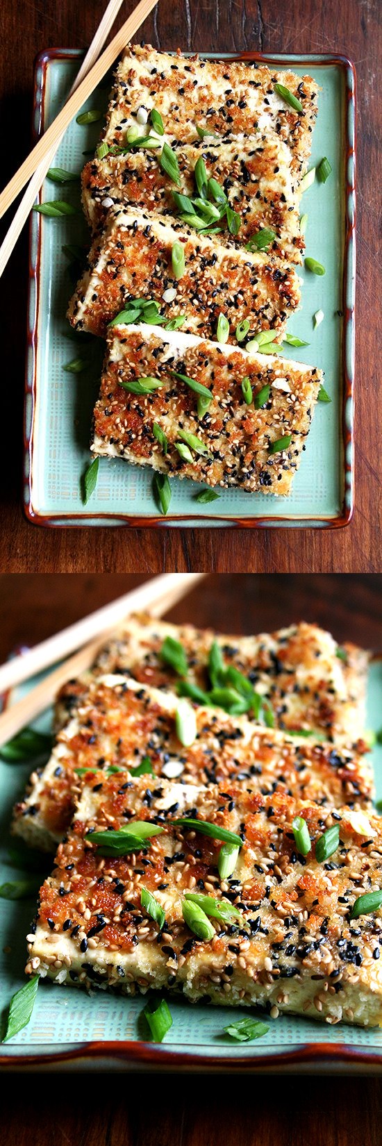 Detox: Sesame-Crusted Tofu with Nuoc Cham