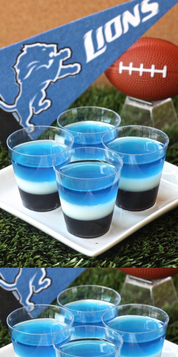 Detroit Lions Jell-O Shots