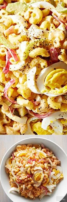 Deviled Egg Macaroni Pasta Salad