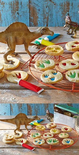 Dinosaur biscuits