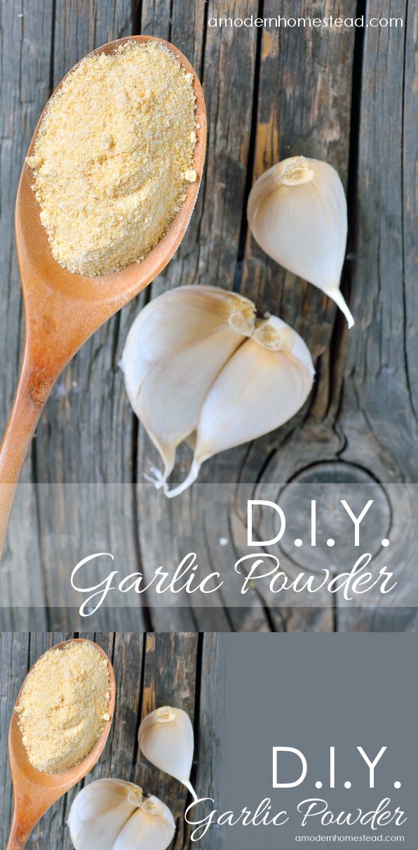 DIY Garlic Powder