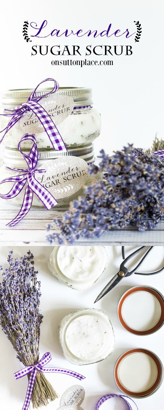 DIY Lavender Sugar Scrub