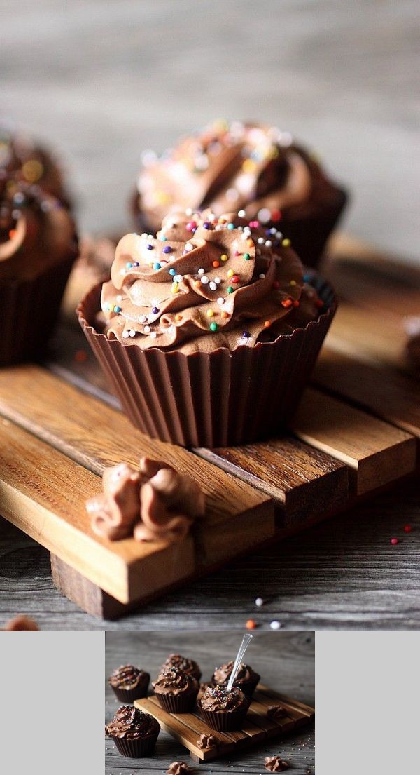 Double Chocolate Mousse Cups