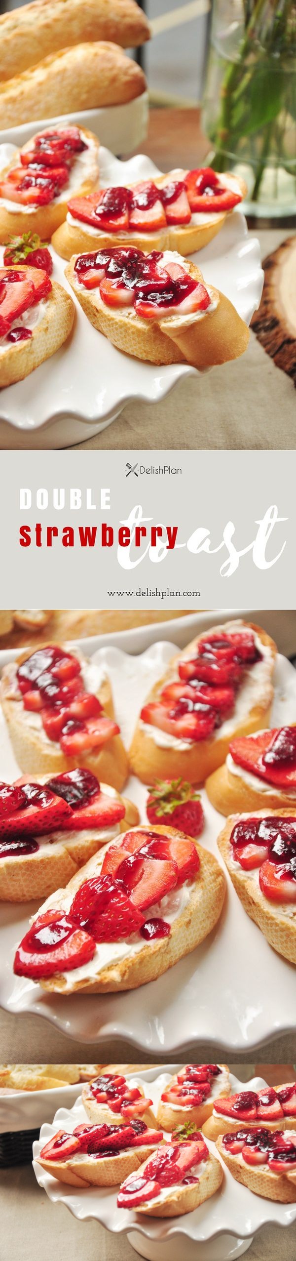 Double Strawberry Toast