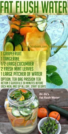 Dr. Oz Fat Flush Water