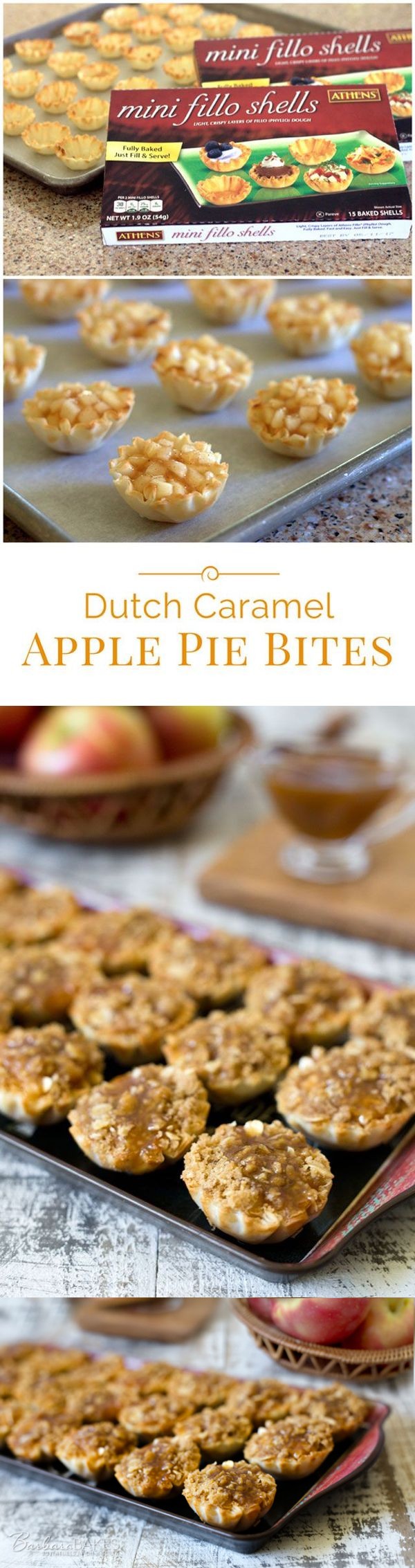 Dutch Caramel Apple Pie Bites