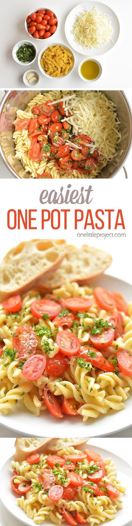 Easiest One Pot Pasta | Cherry Tomato Rotini