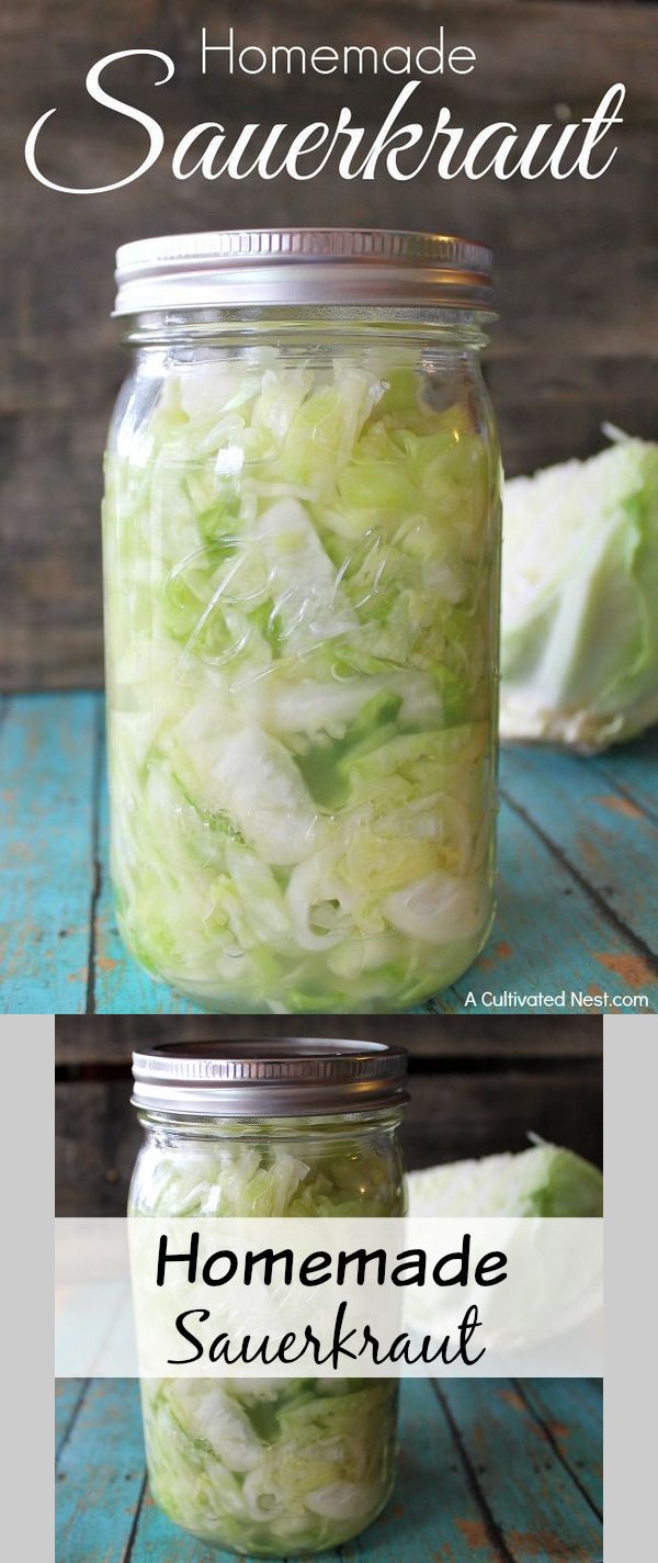 Easy and Inexpensive Homemade Sauerkraut