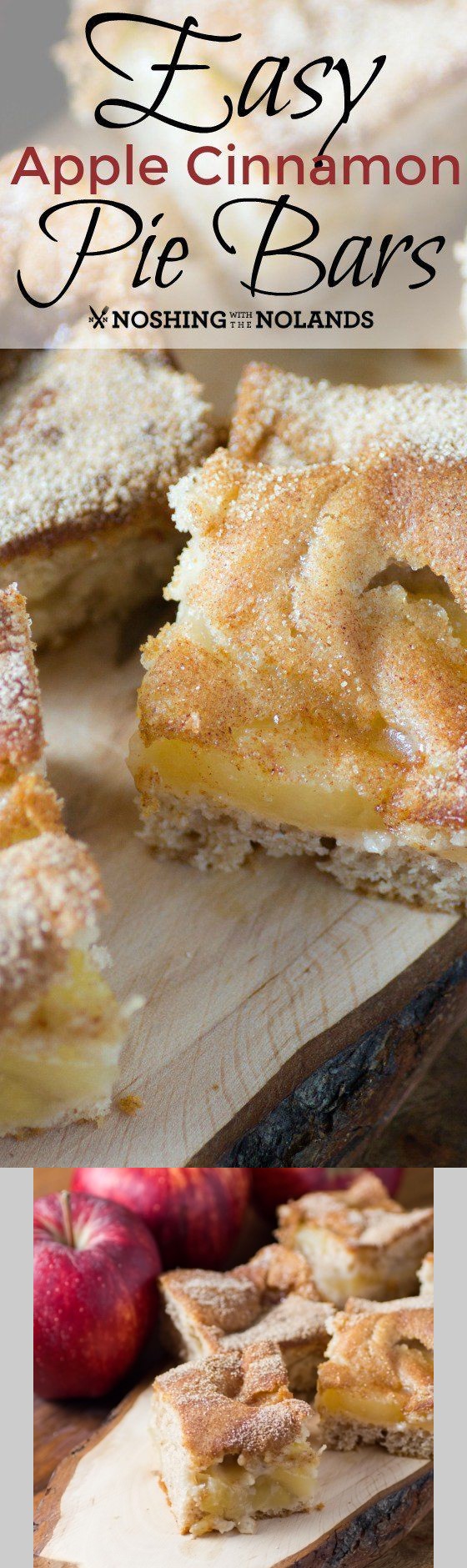 Easy Apple Cinnamon Pie Bars