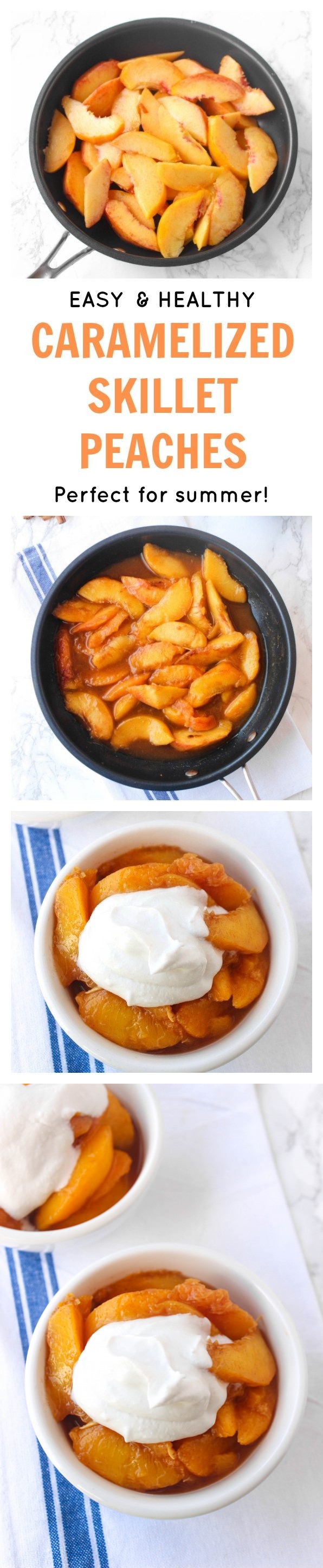 Easy Caramelized Skillet Peaches