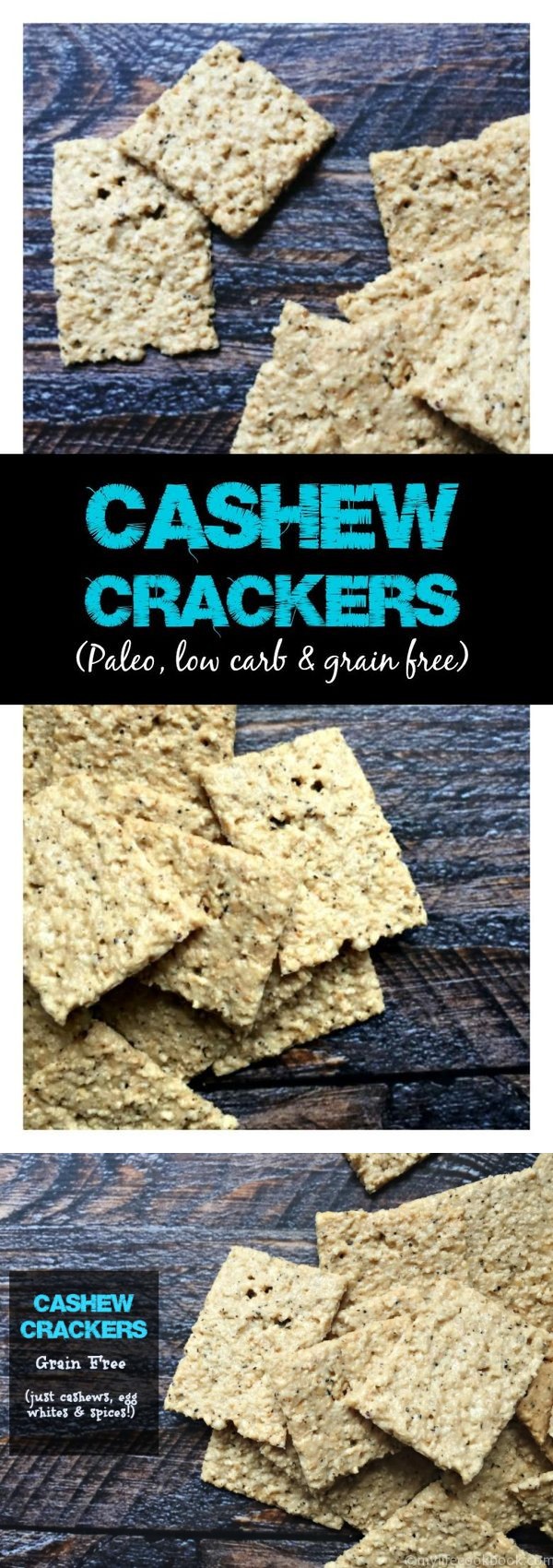 Easy Cashew Crackers (grain free