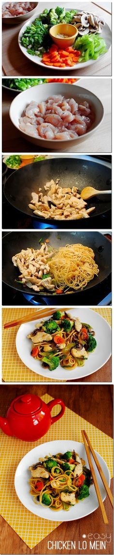 Easy Chicken Lo Mein