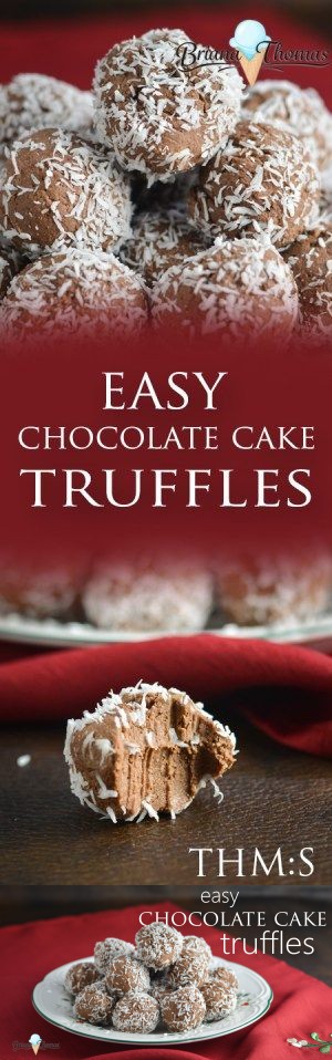 Easy Chocolate Cake Truffles