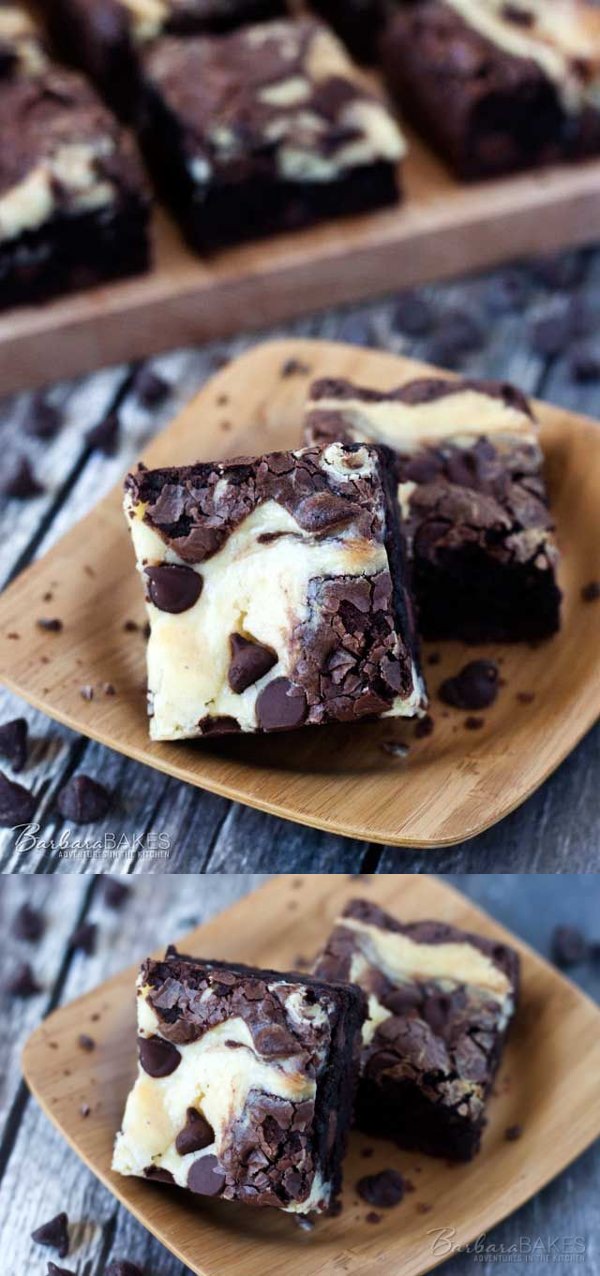 Easy Chocolate Chip Cheesecake Brownies