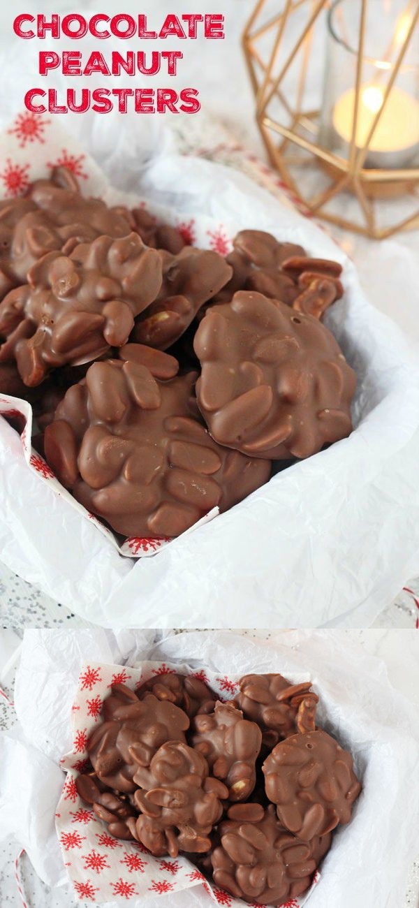 Easy Chocolate Peanut Clusters