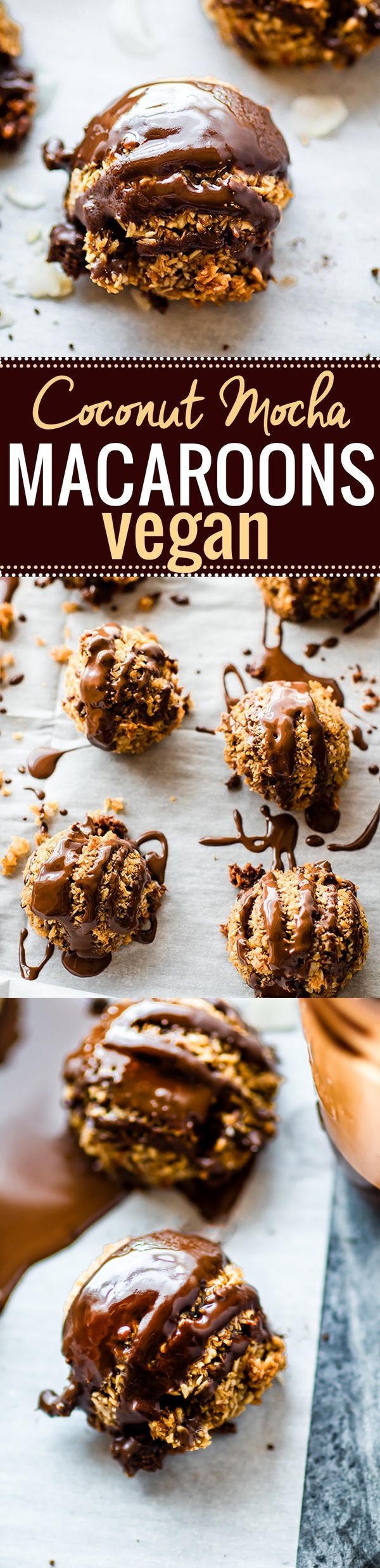 EASY Coconut Mocha Vegan Macaroons (Video Tutorial